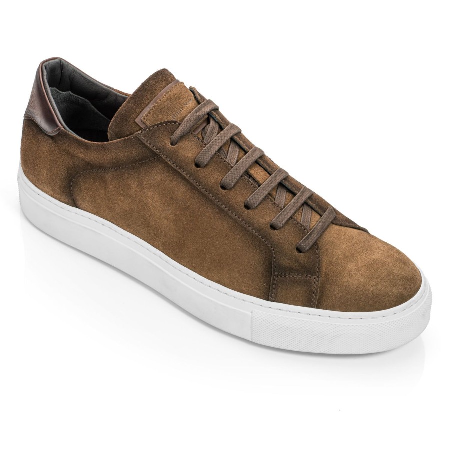 Shoes To Boot New York | Derrick Sneaker Mid Brown Suede