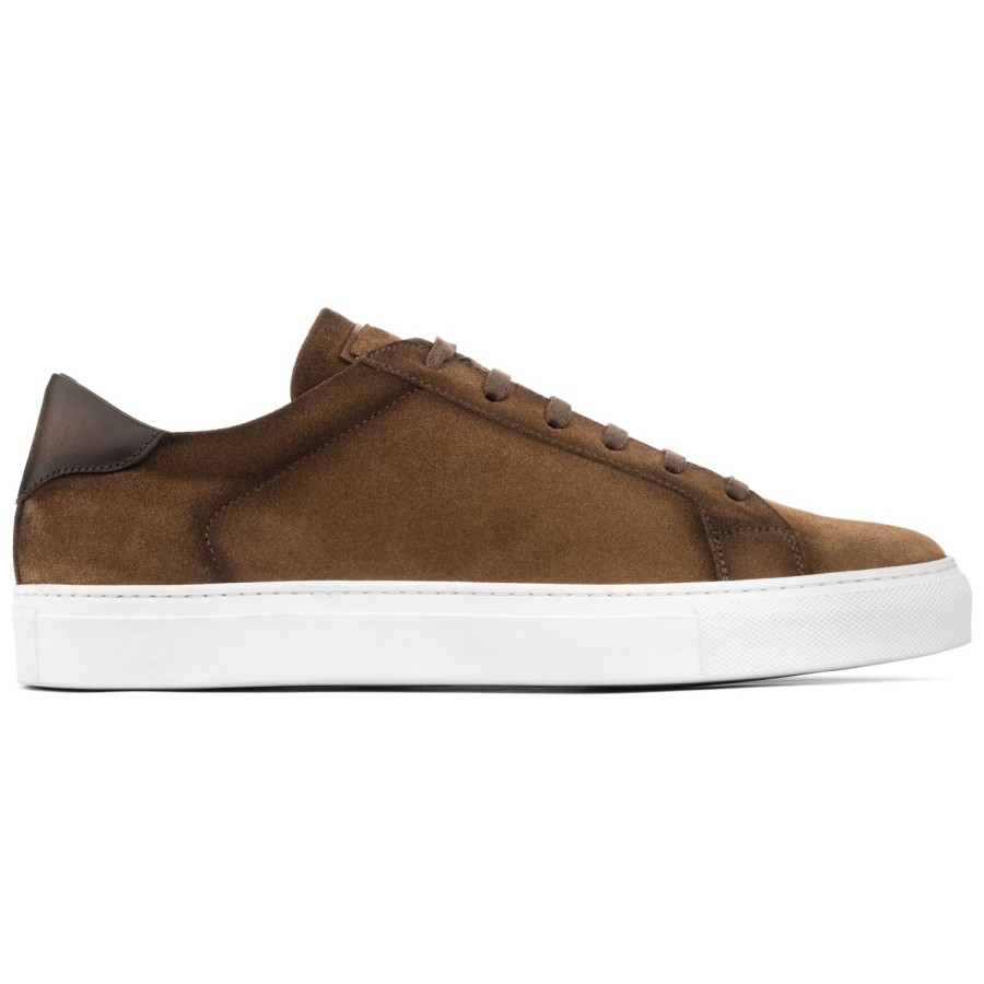 Shoes To Boot New York | Derrick Sneaker Mid Brown Suede