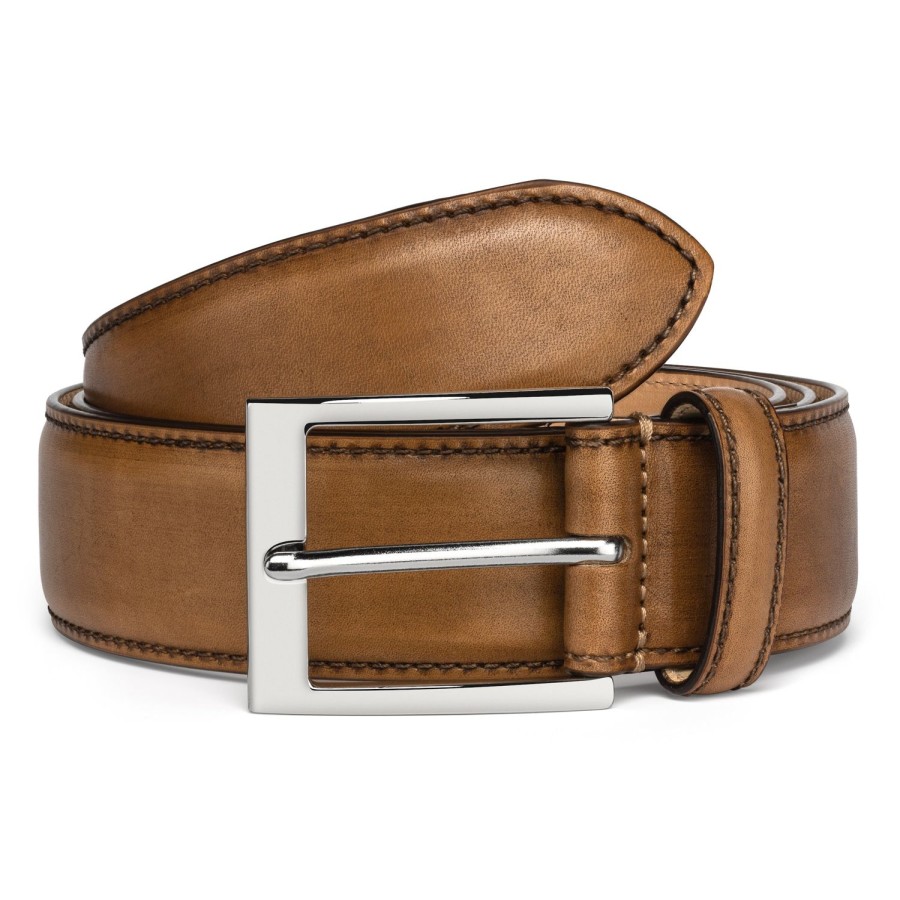 Accessories To Boot New York | Calf Belt Medium Tan