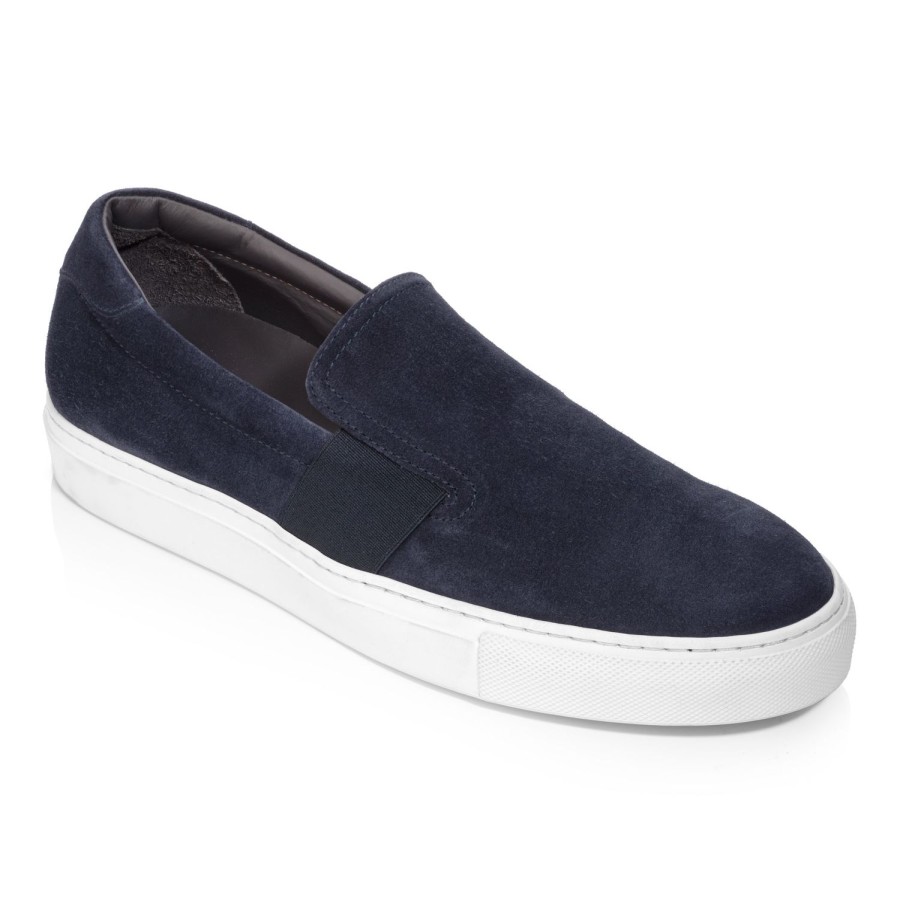 Shoes To Boot New York | Newcastle Slip-On Sneaker Blue Suede