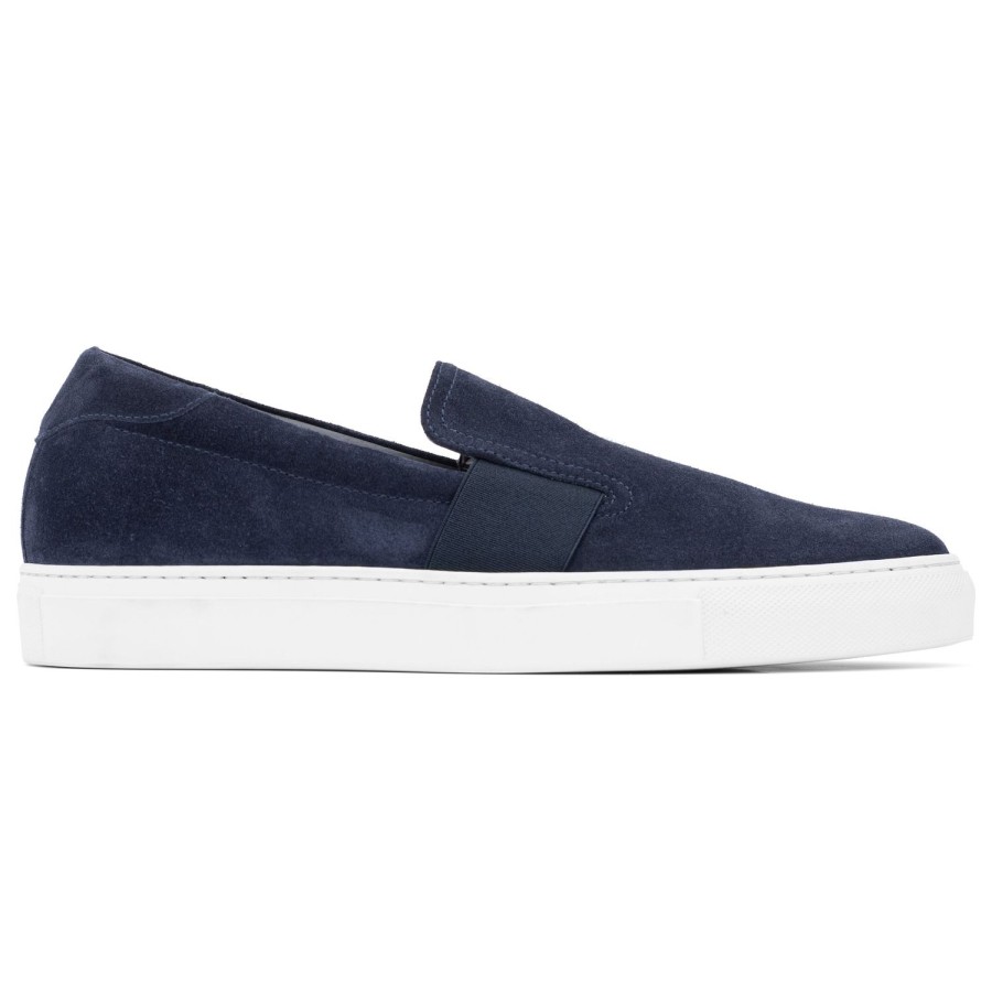 Shoes To Boot New York | Newcastle Slip-On Sneaker Blue Suede