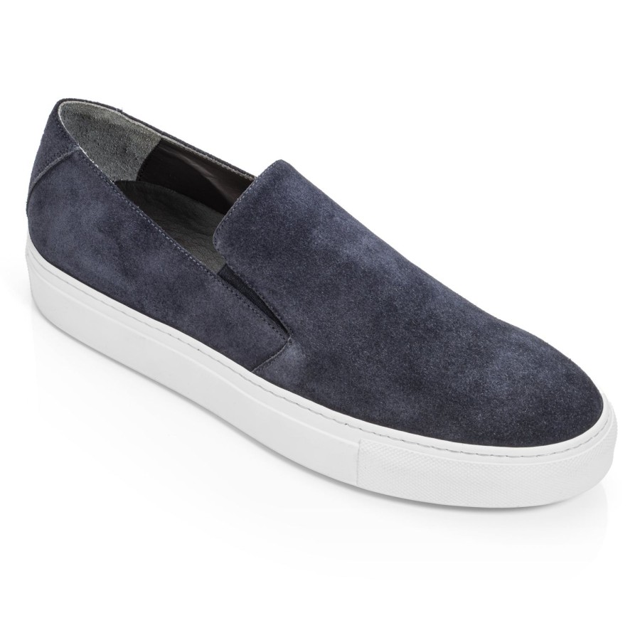 Shoes To Boot New York | Foreman Slip On Sneaker Blue Suede