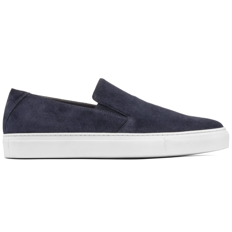 Shoes To Boot New York | Foreman Slip On Sneaker Blue Suede