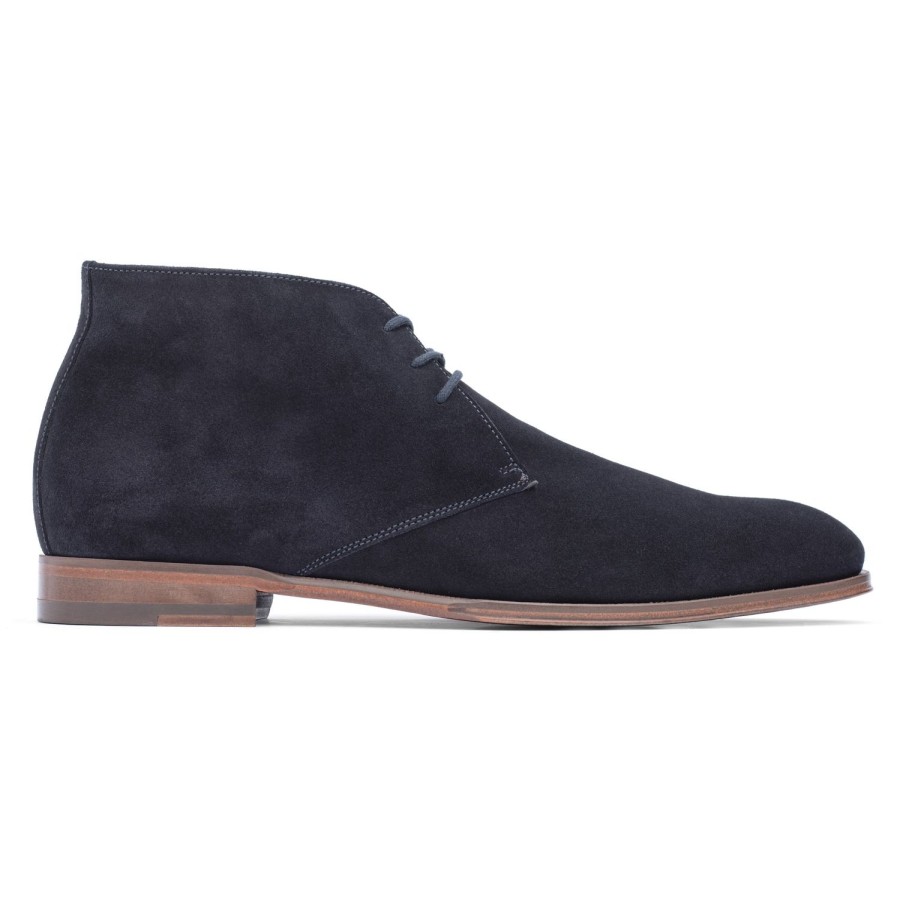 Shoes To Boot New York | Leigh Chukka Boot Blue Suede