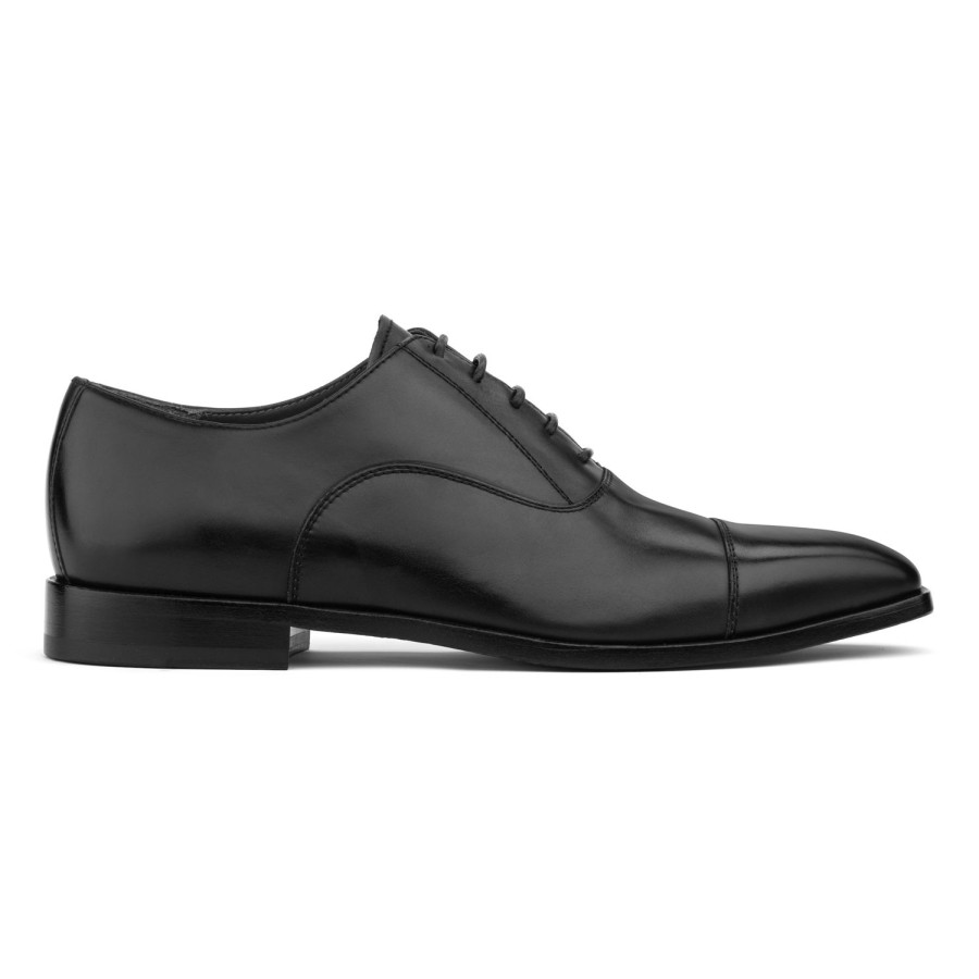 Shoes To Boot New York | Trento Calf Cap Toe Black