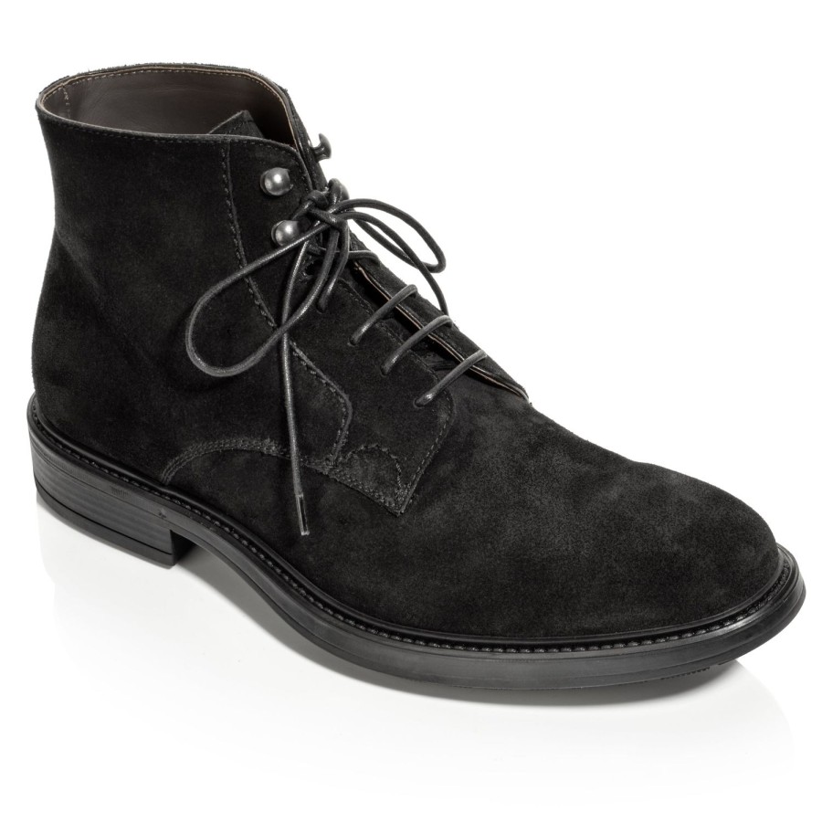 Shoes To Boot New York | Major Lace Boot Black Suede