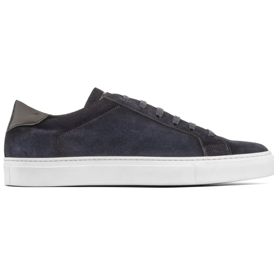 Shoes To Boot New York | Derrick Sneaker Navy Blue Suede