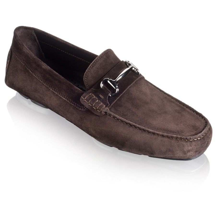 Shoes To Boot New York | Del Amo Driving Shoe Dark Brown