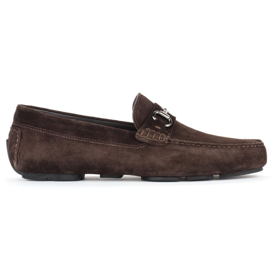 Shoes To Boot New York | Del Amo Driving Shoe Dark Brown