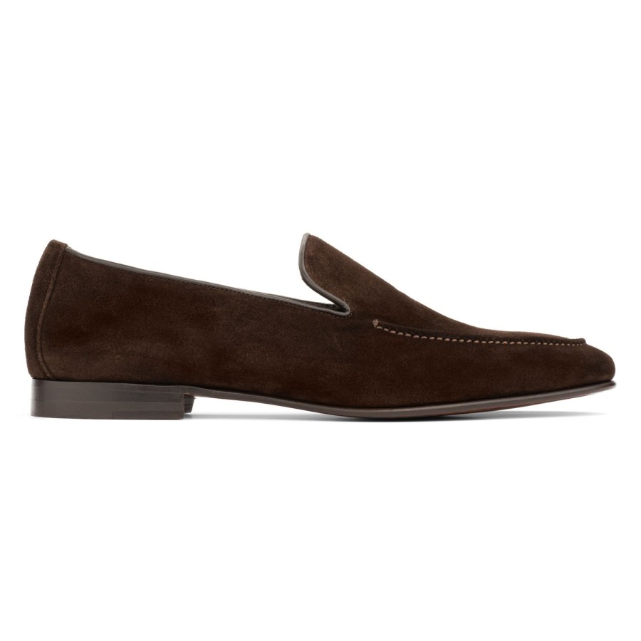 Shoes To Boot New York | Beamon Slip On Dark Brown Suede