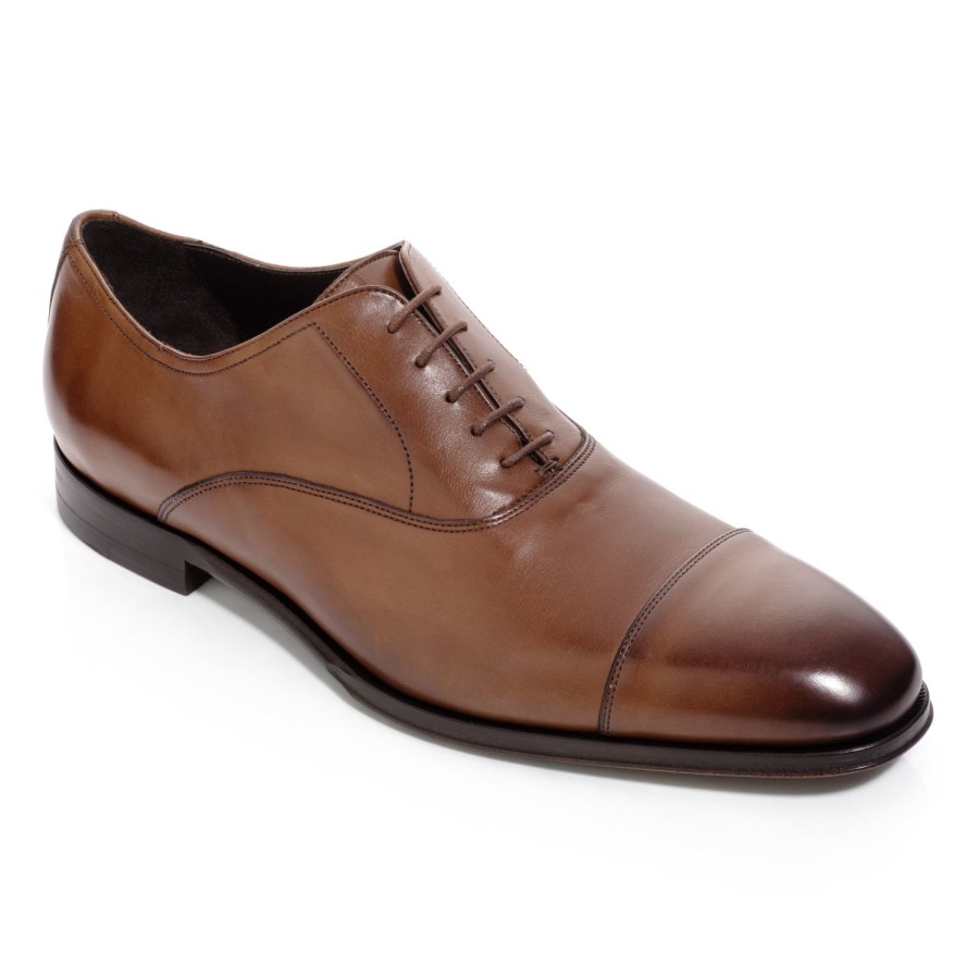 Shoes To Boot New York | Nico Cap Toe Oxford Cognac