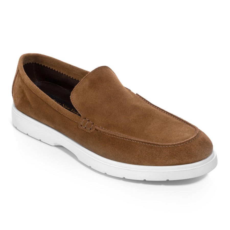 Shoes To Boot New York | Troye Slip On Mid Brown Suede