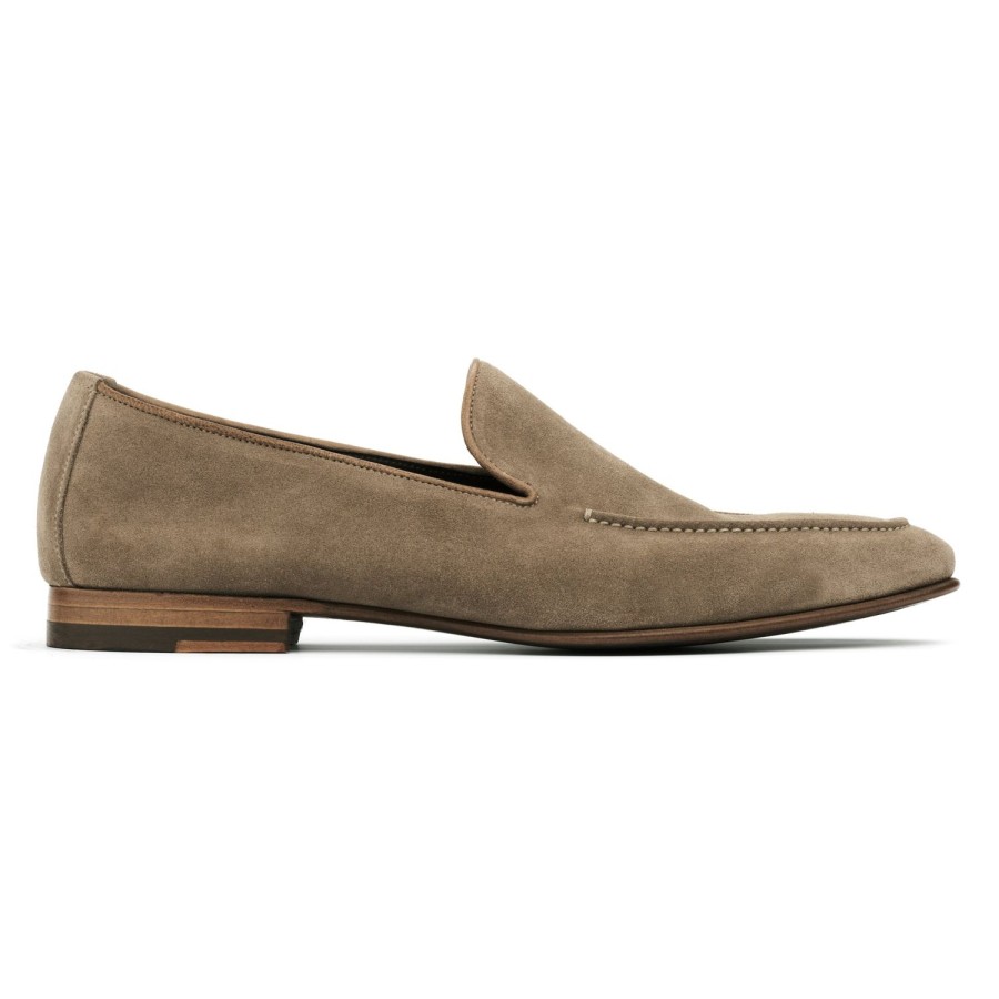 Shoes To Boot New York | Beamon Slip On Taupe Suede