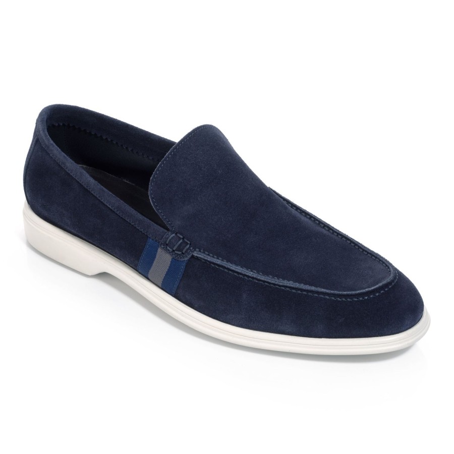 Shoes To Boot New York | Matteo Slip On Blue Suede