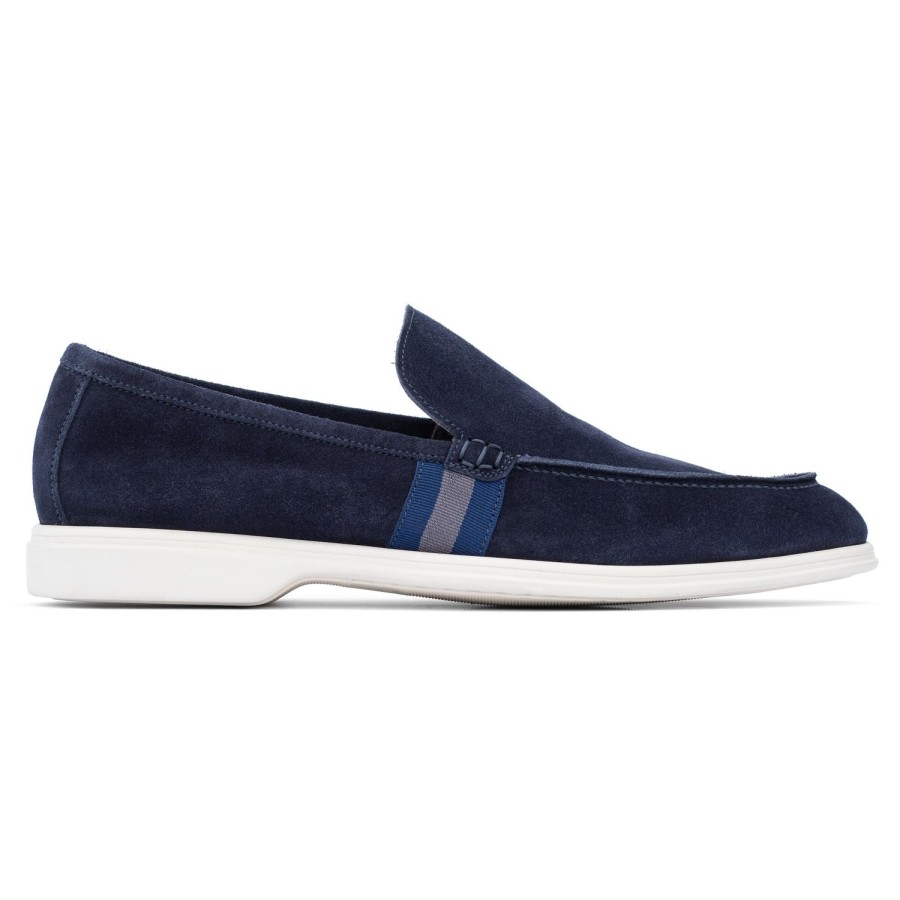 Shoes To Boot New York | Matteo Slip On Blue Suede