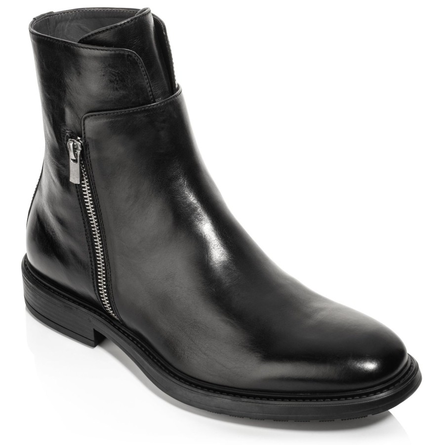 Shoes To Boot New York | Boyd Zipper Boot Black