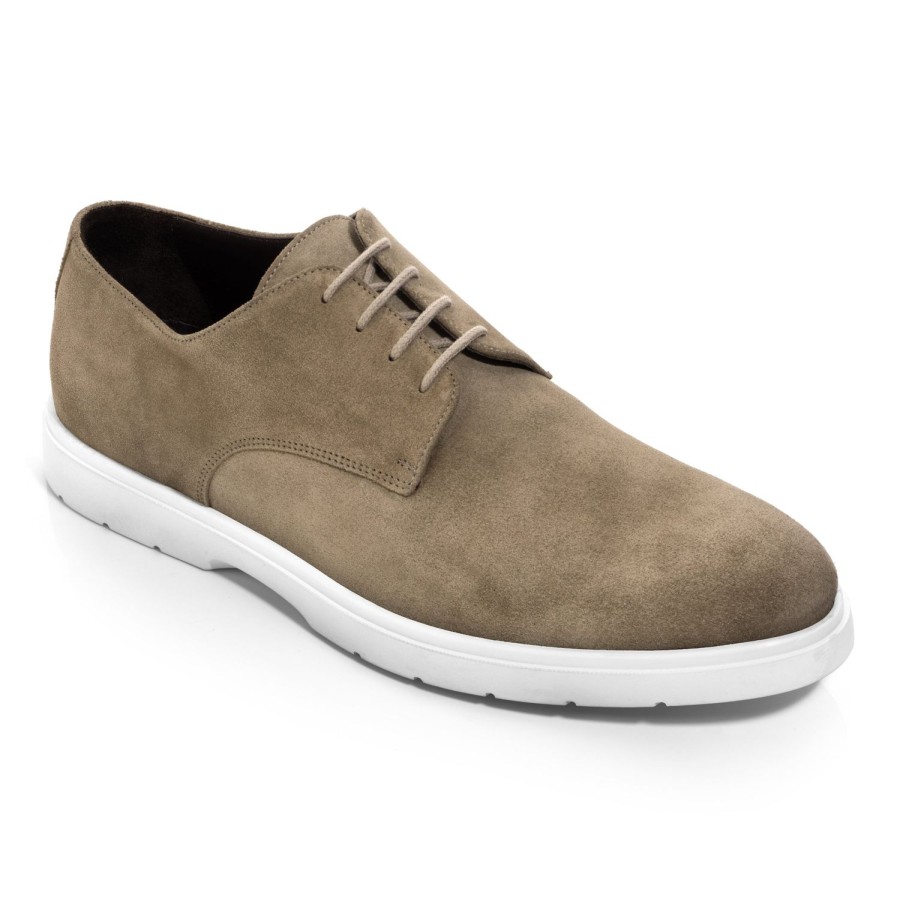 Shoes To Boot New York | Jett Derby Buck Taupe Suede