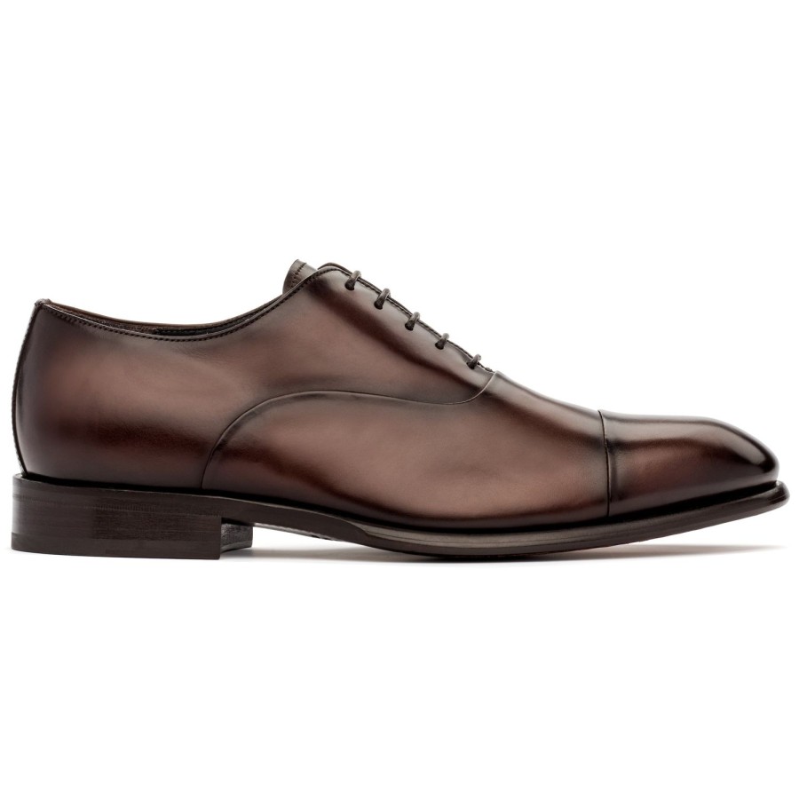 Shoes To Boot New York | Faro Calf Cap Toe Burnished Brown