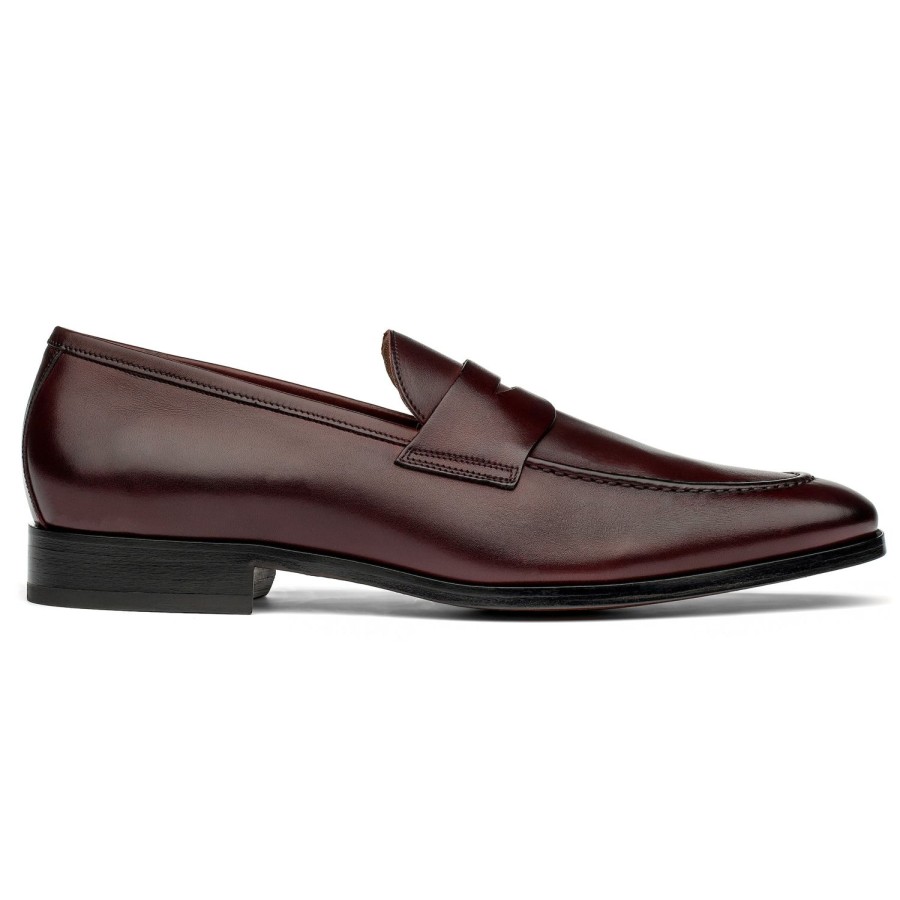 Shoes To Boot New York | Tesoro Calf Slip On Bordeaux