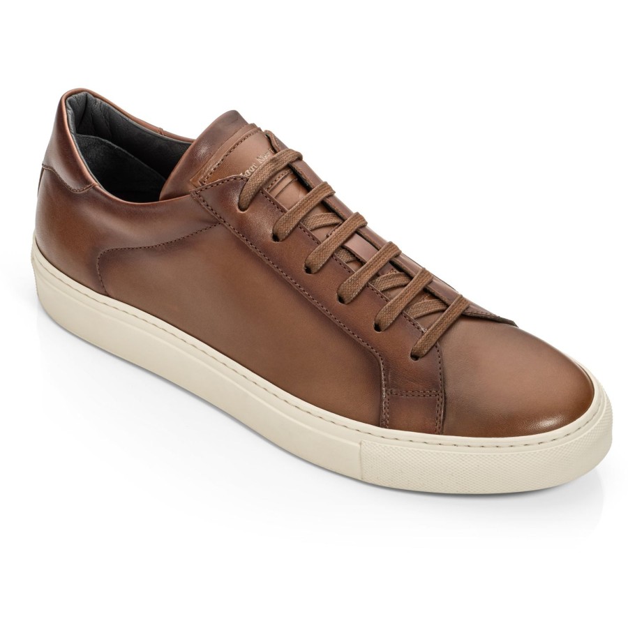 Shoes To Boot New York | Pescara Sneaker Burnished Tan Calf