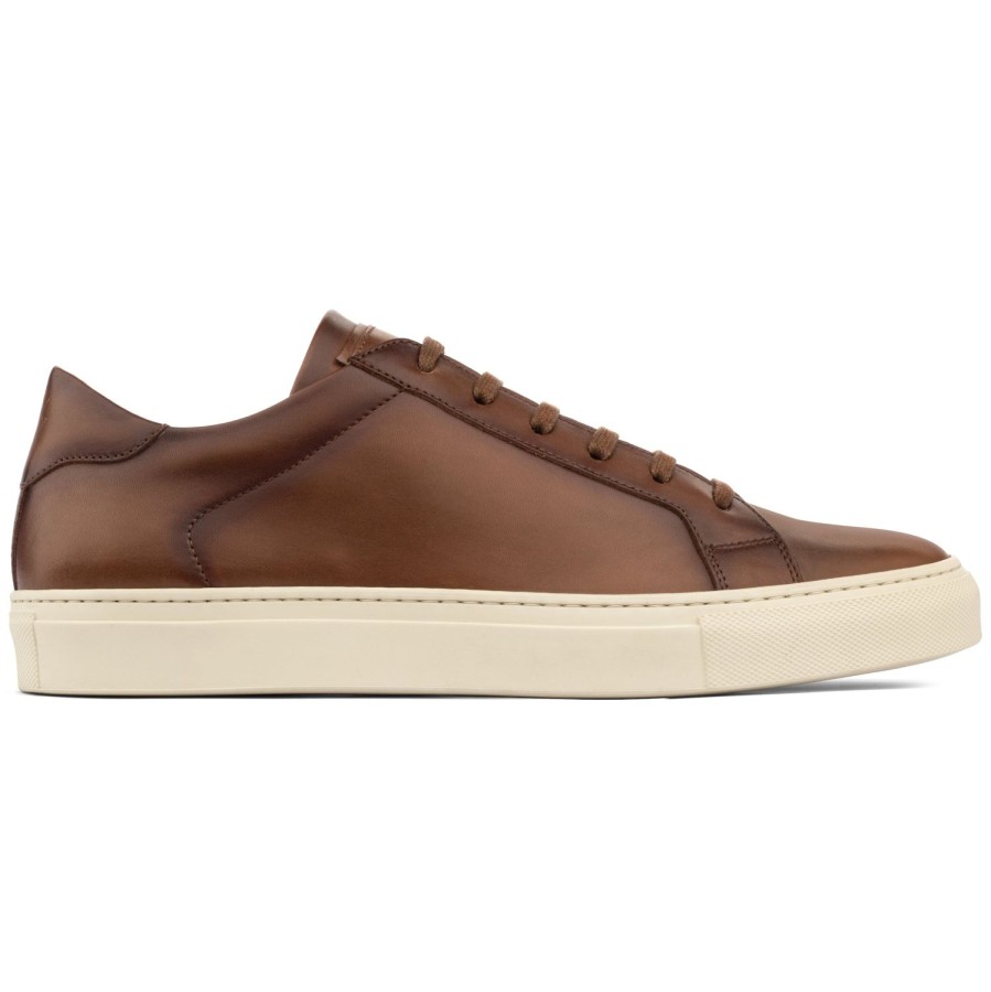 Shoes To Boot New York | Pescara Sneaker Burnished Tan Calf