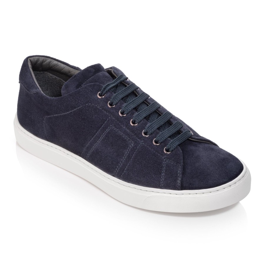 Shoes To Boot New York | Quintin Sneaker Blue Suede