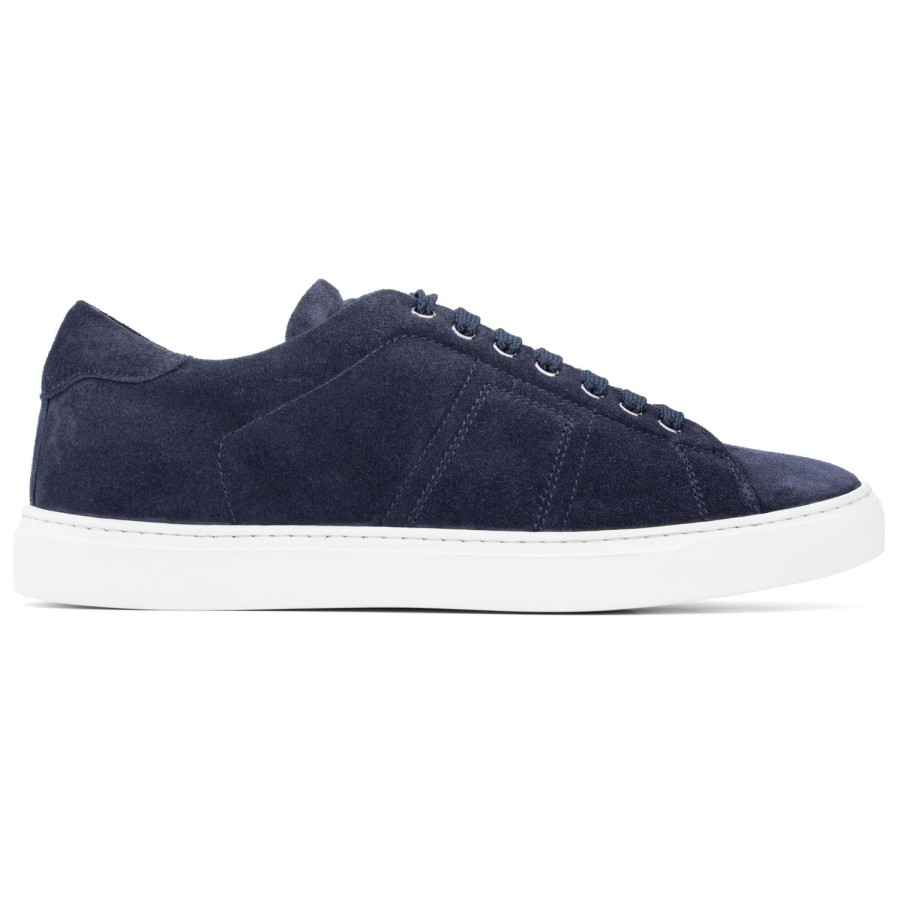 Shoes To Boot New York | Quintin Sneaker Blue Suede