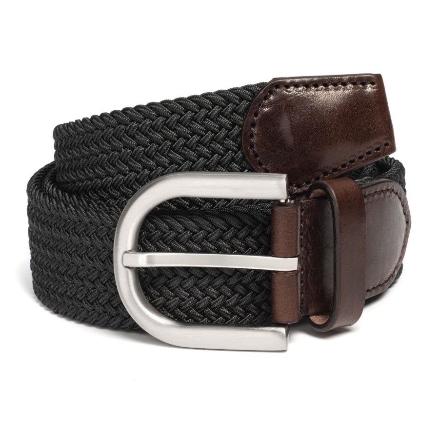 Accessories To Boot New York | Woven Belt Dark Green