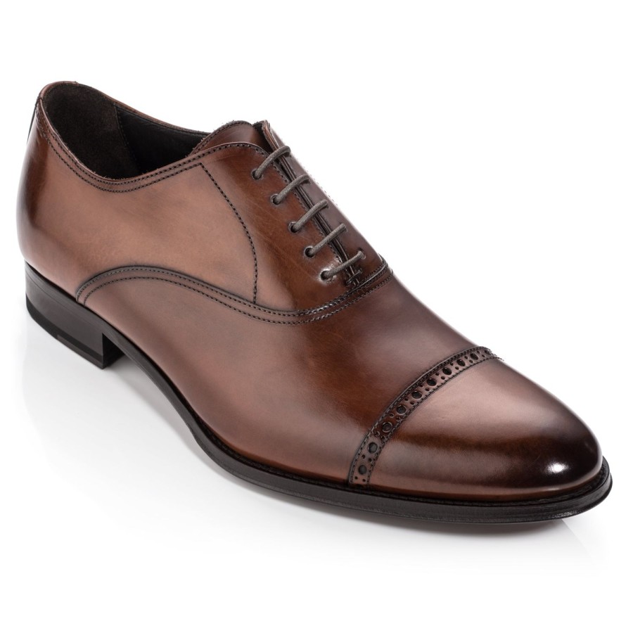 Shoes To Boot New York | Anton Cap Toe Oxford Cognac