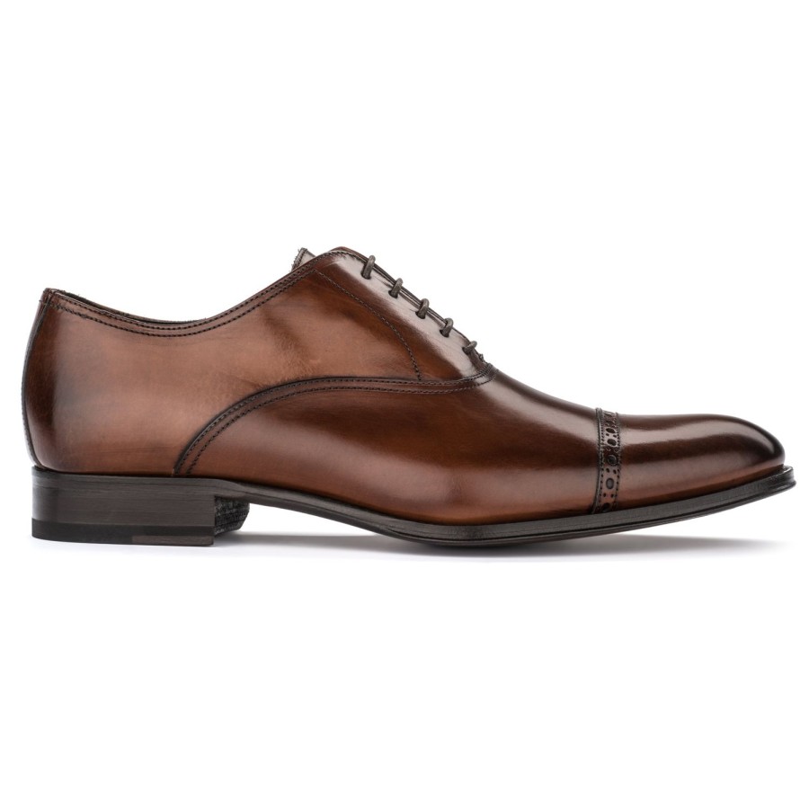 Shoes To Boot New York | Anton Cap Toe Oxford Cognac