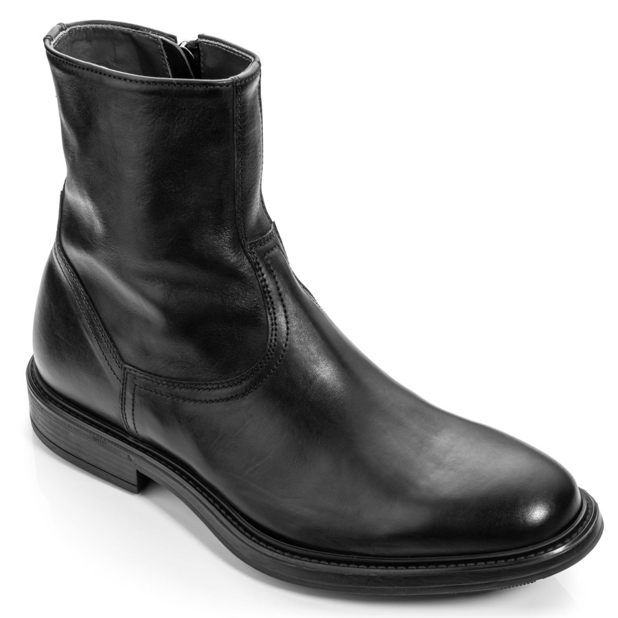 Shoes To Boot New York | Muller Zip Boot Black Calf