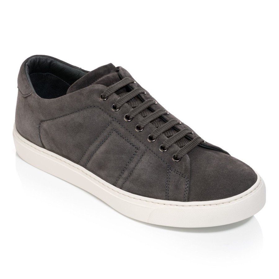 Shoes To Boot New York | Quintin Sneaker Grey Suede