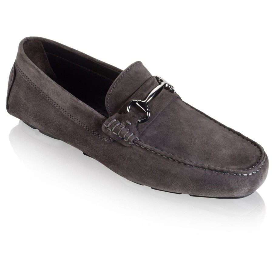 Shoes To Boot New York | Del Amo Driving Shoe Grey