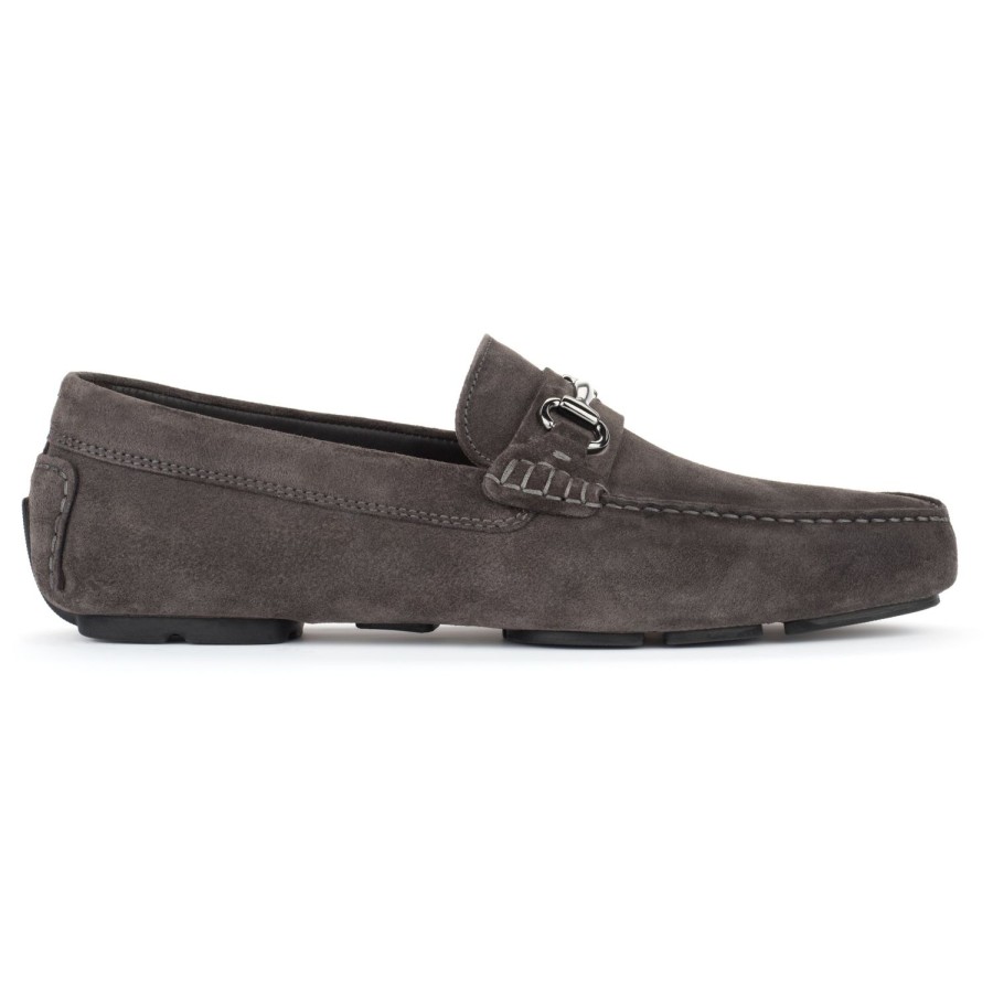 Shoes To Boot New York | Del Amo Driving Shoe Grey