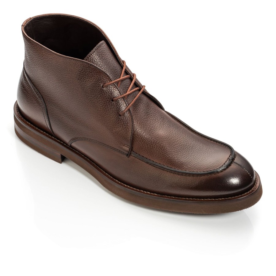 Shoes To Boot New York | Hays Laceup Boot Brown Grain