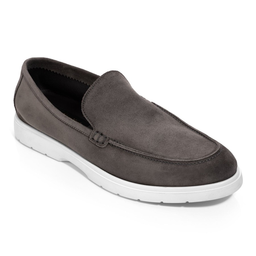 Shoes To Boot New York | Troye Slip On Grey Suede