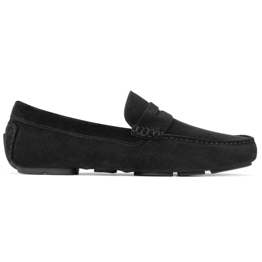 Shoes To Boot New York | Mitchum Suede Driving Shoe Black