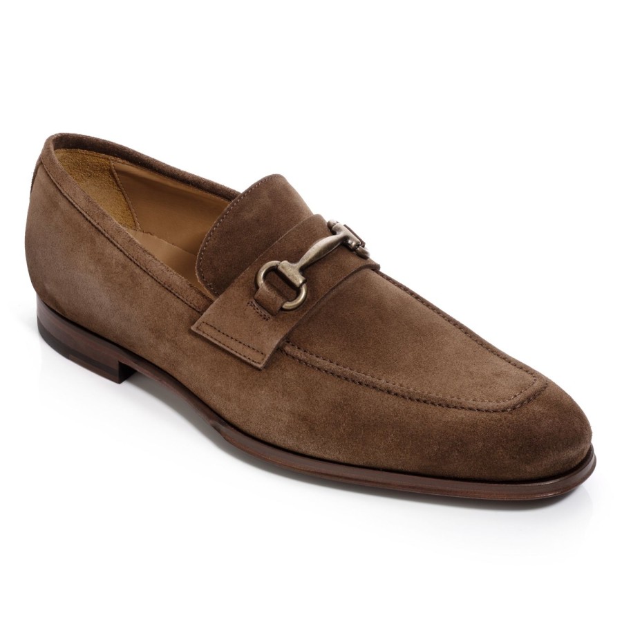 Shoes To Boot New York | Legend Calf Slip On Mid Brown Suede