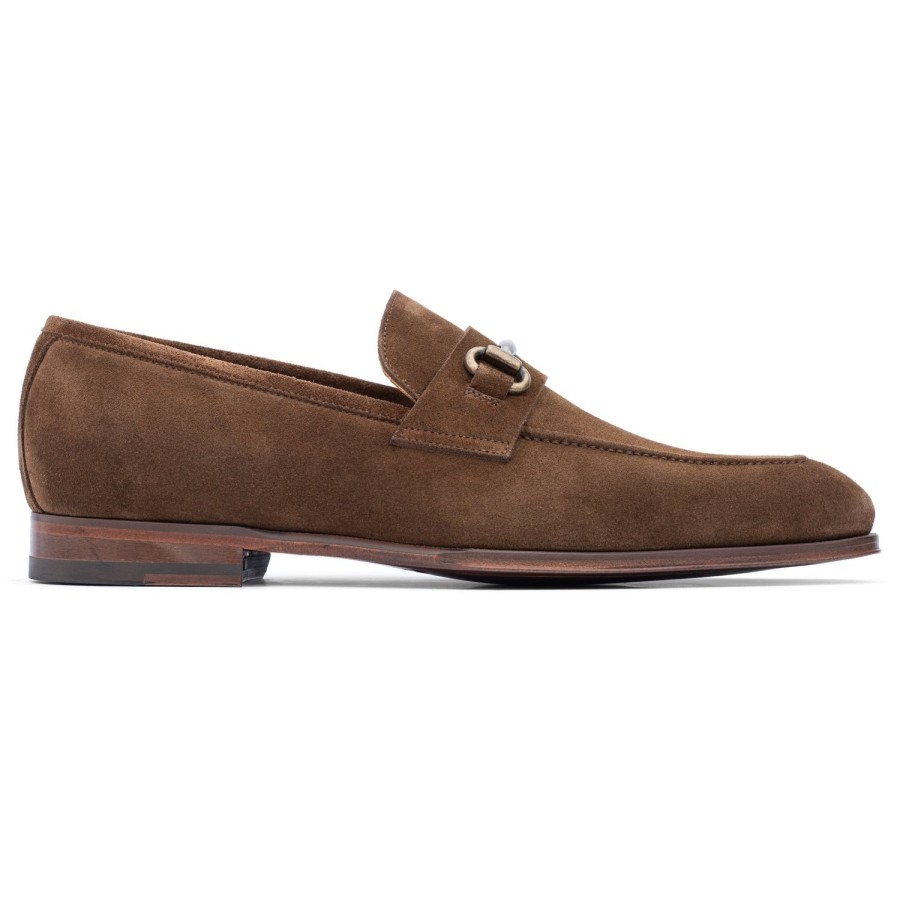 Shoes To Boot New York | Legend Calf Slip On Mid Brown Suede