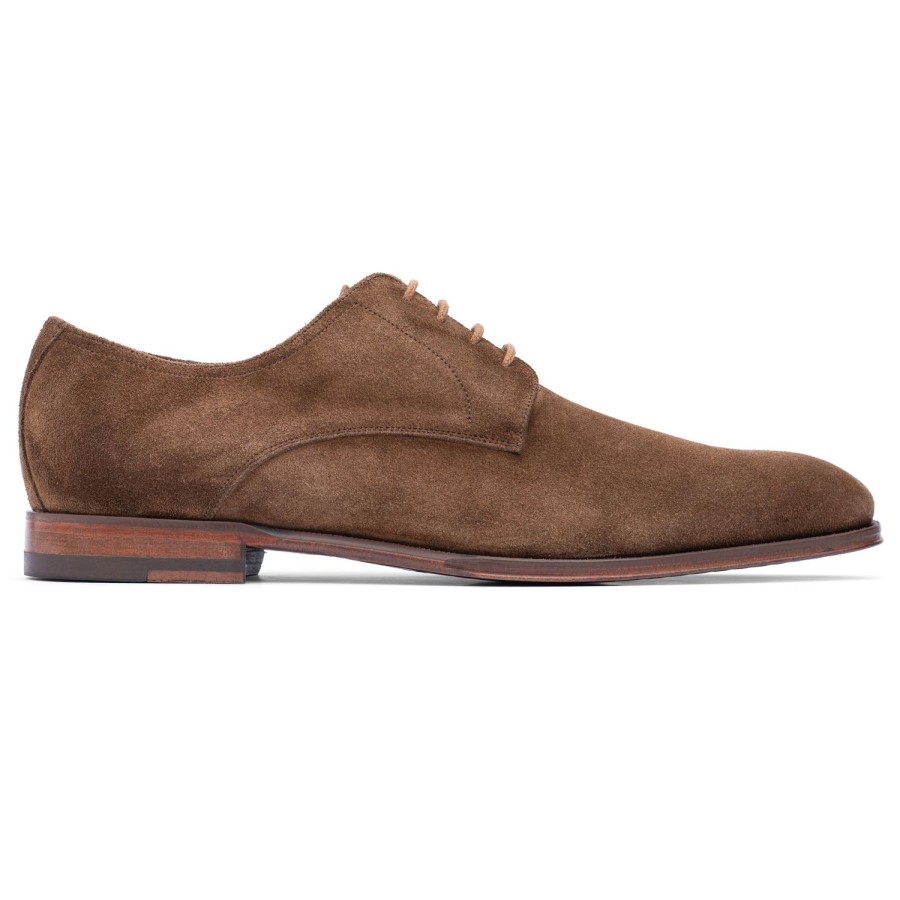 Shoes To Boot New York | Gunn Derby Mid Brown Suede