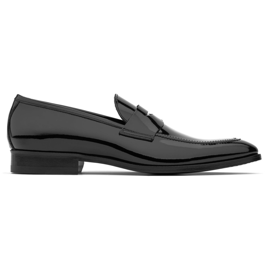 Shoes To Boot New York | Rhodes Patent Leather Loafer Black