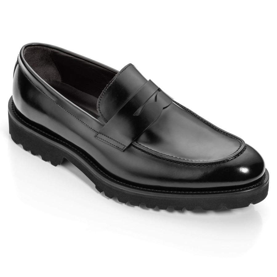 Shoes To Boot New York | Tory Calf Penny Loafer Black