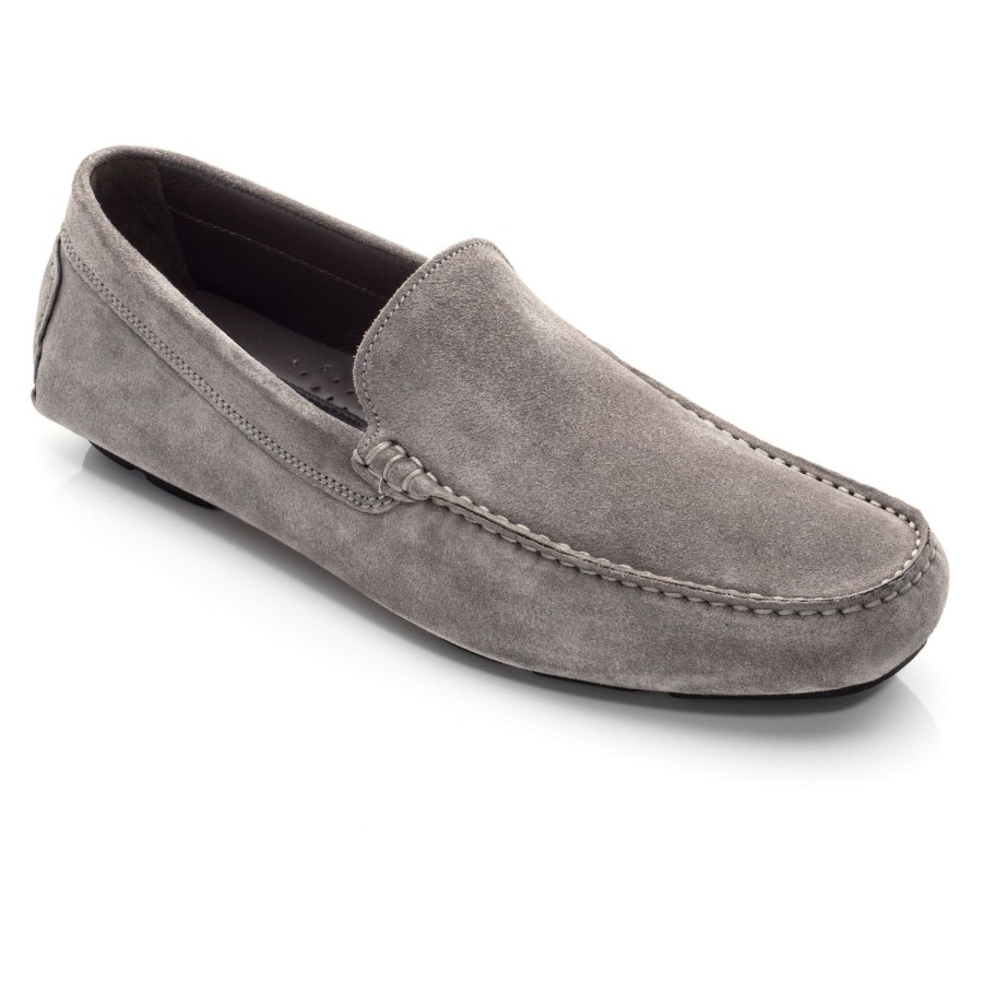 Shoes To Boot New York | Bali Driving Shoe Light Grey