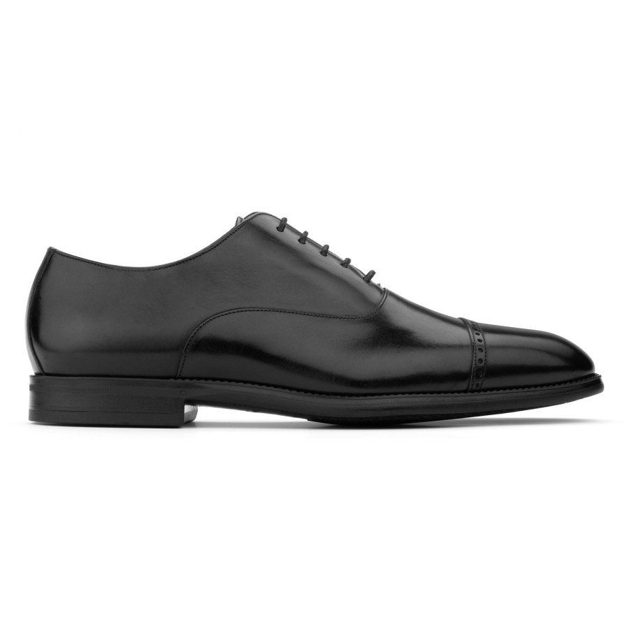 Shoes To Boot New York | Alessio Cap Toe Oxford Black