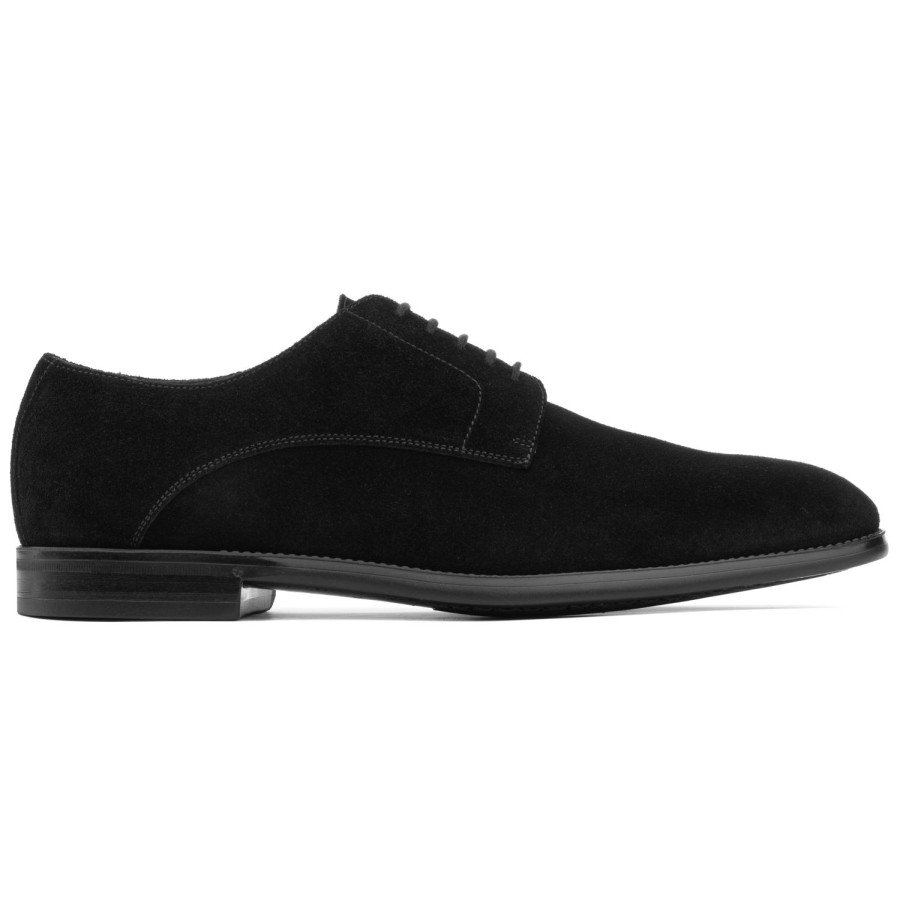 Shoes To Boot New York | Amedeo Derby Black Suede