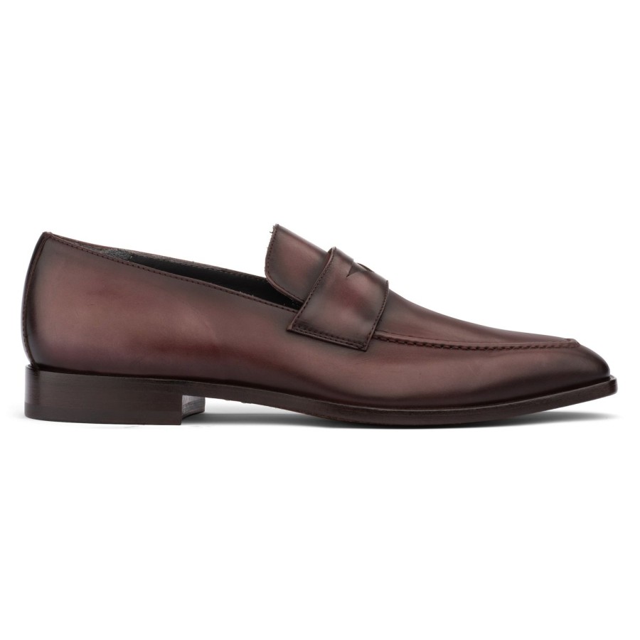 Shoes To Boot New York | Amarone Penny Loafer Bordeaux