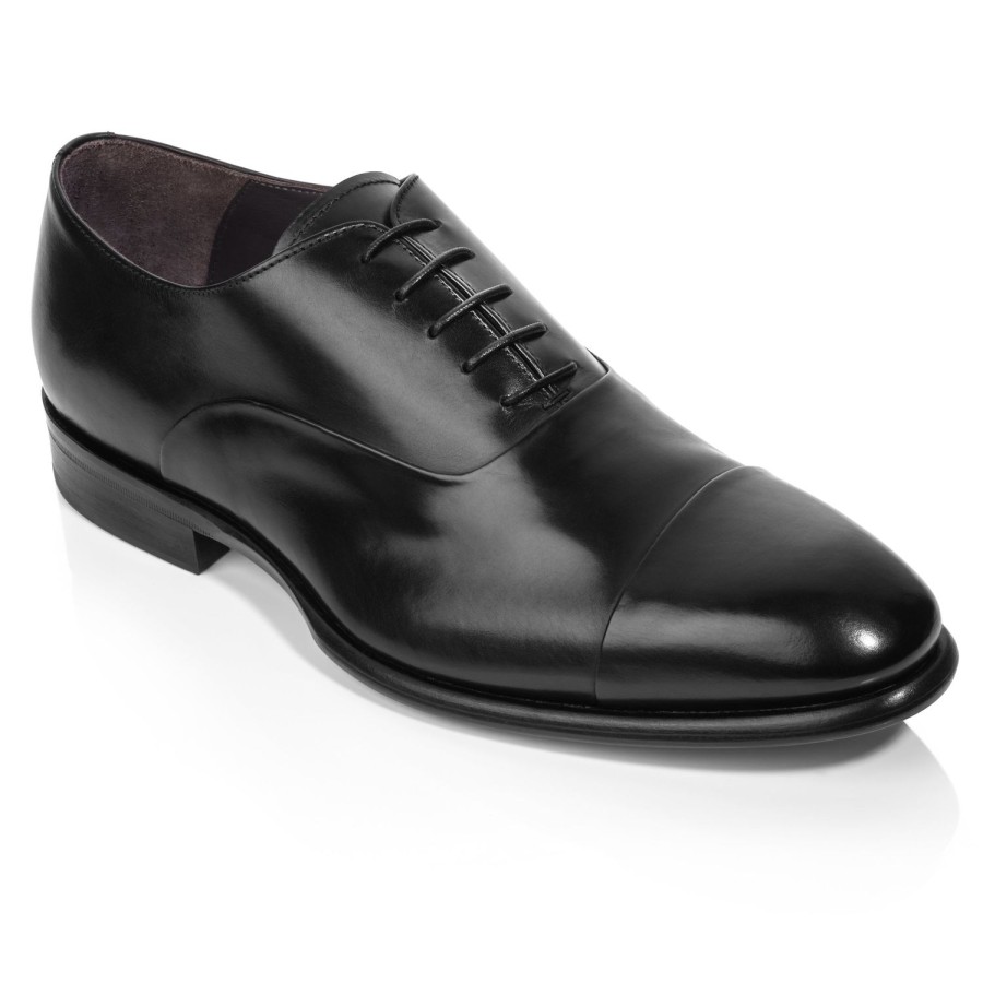 Shoes To Boot New York | Faro Calf Cap Toe Black