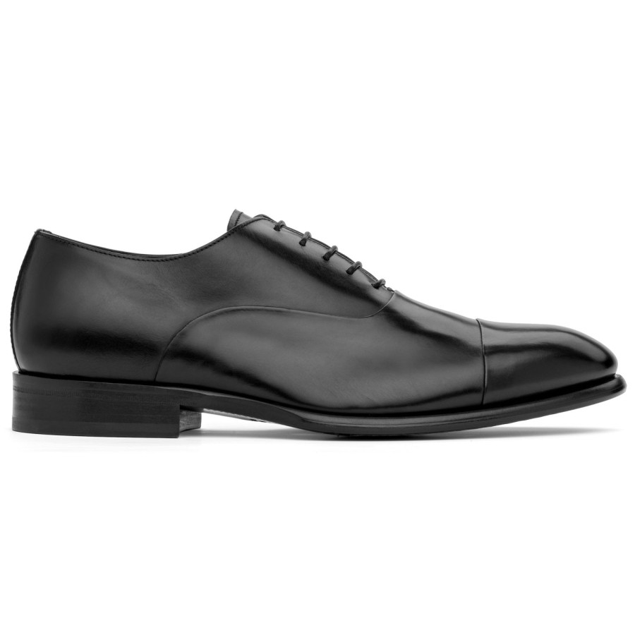 Shoes To Boot New York | Faro Calf Cap Toe Black