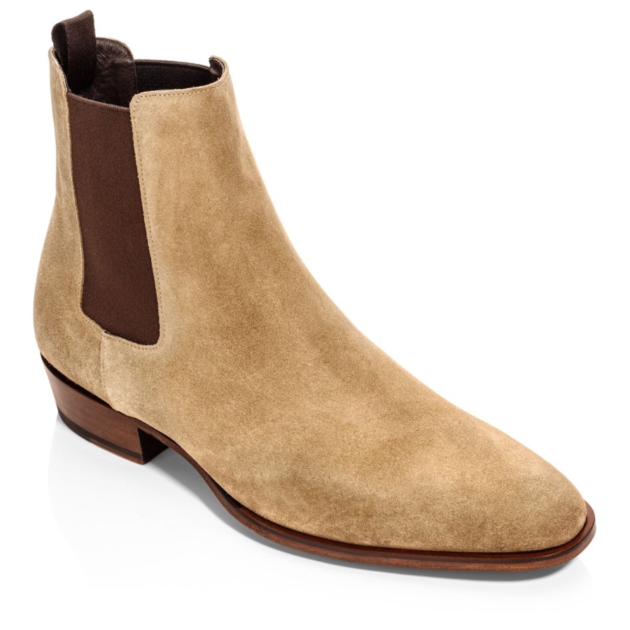 Shoes To Boot New York | Shawn Chelsea Boot Sand Suede