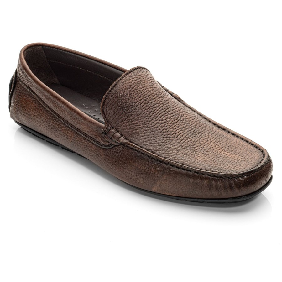 Shoes To Boot New York | Key Largo Driving Shoe Mid Brown Deer